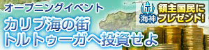 オープニングイベント　カリブ海の街　取るトゥーがへ投資せよ