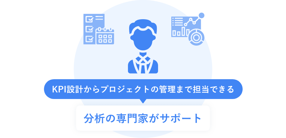 ディレクションもできる分析の専門家が20名在籍